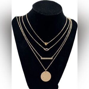 Call It Spring Gold Multi-Layer Necklace